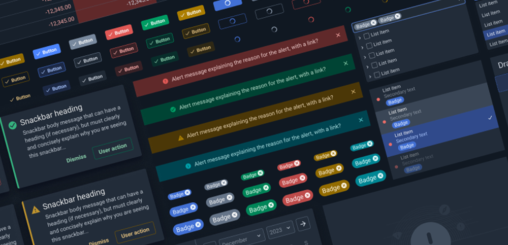 Cargill — enterprise trading application design system